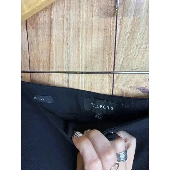 Talbots Black Women's Plus Size Dress Pants Size 14 - Picture 2 of 7